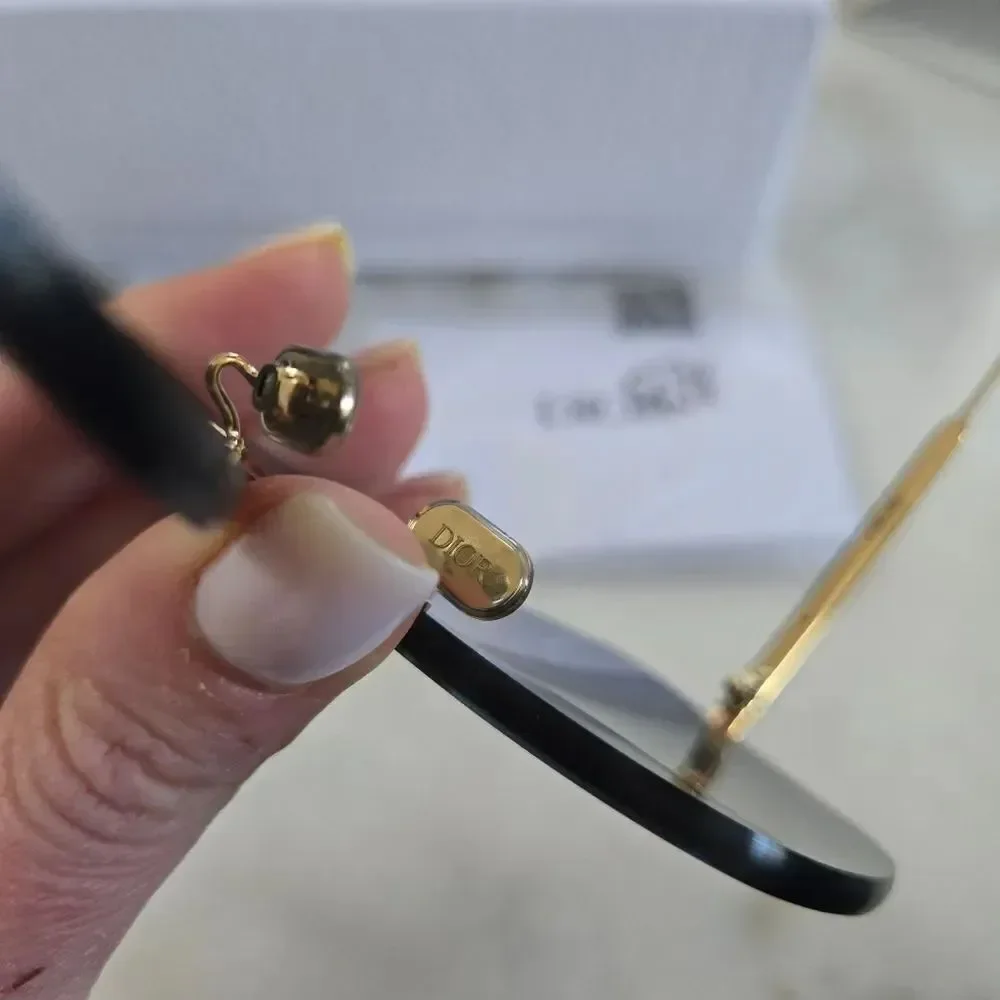 Dior ULTRADIOR MU B0B0 BRAND NEW Sunglasses Gold Blue Unisex Mask